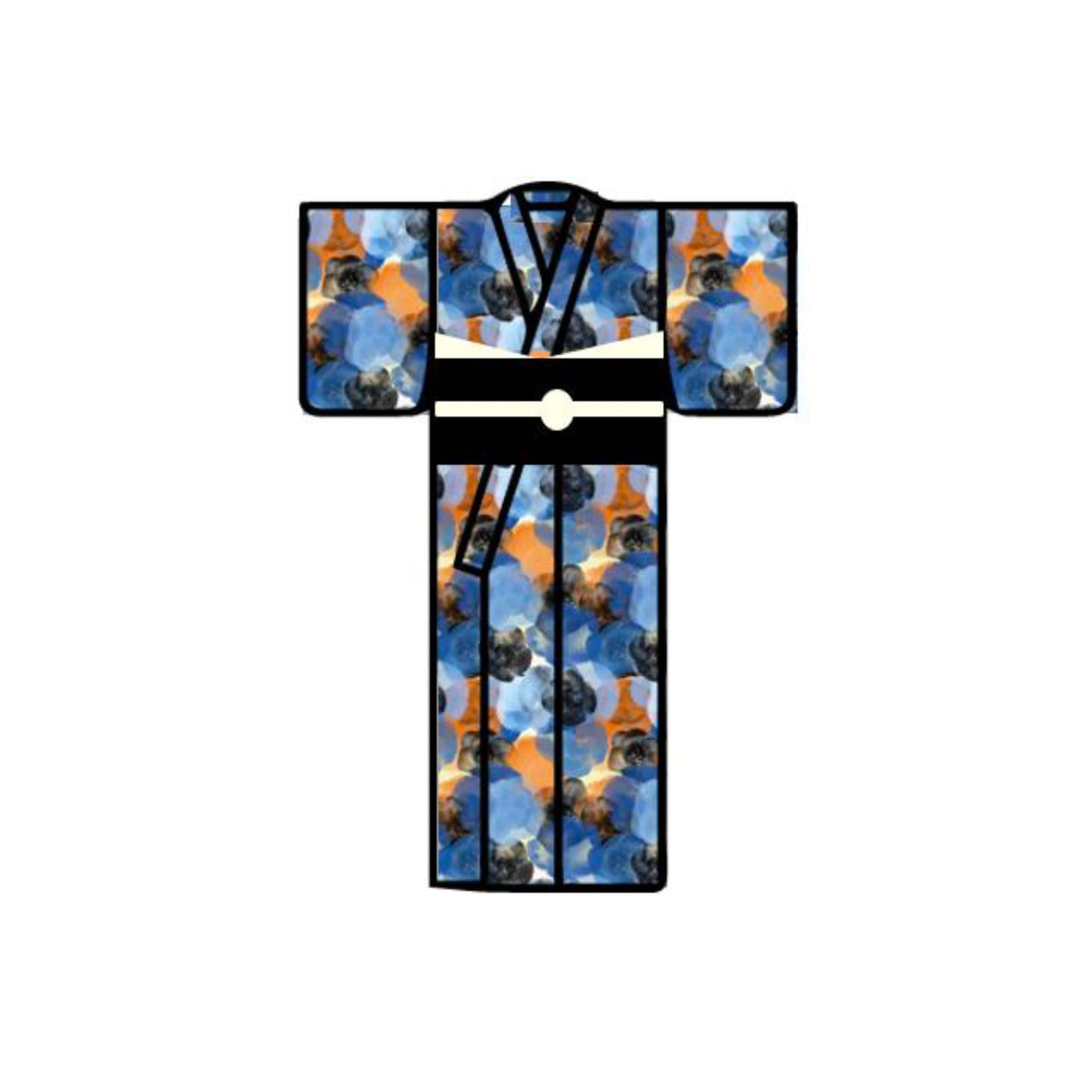ModernFlowers Kimono / 蜜柑 MIKAN